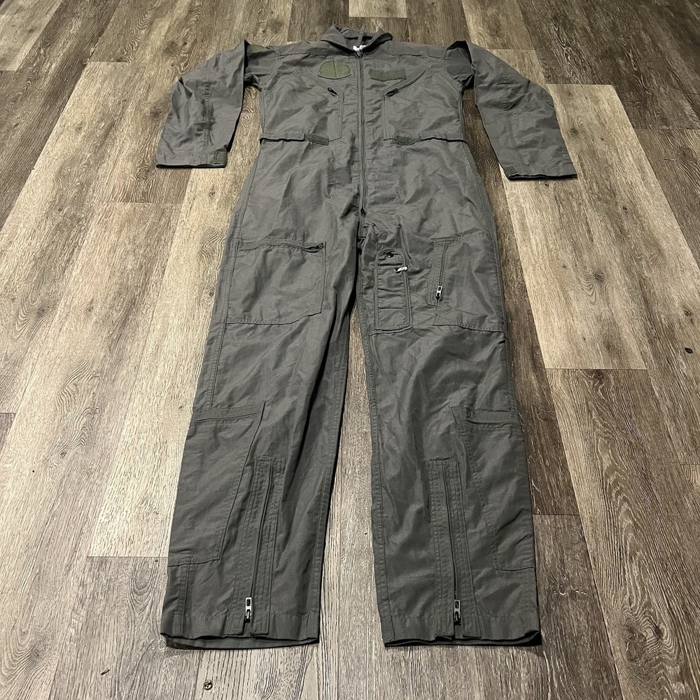 Military Flyers Coveralls CWU-27/P Type 1 Class 1 Sage Green Adult Size 42 XL